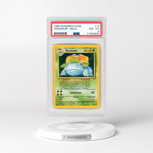 1999 Pokémon Game #15 Venusaur - Holo (PSA 8 NM-MT)