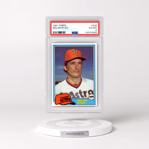 1981 Topps #240 Nolan Ryan (PSA 6 EX-MT)