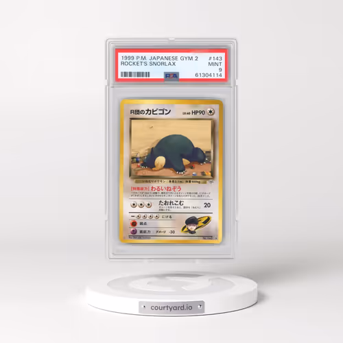 1999 Pokémon Gym 2 #143 Rocket's Snorlax (PSA 9 MINT)