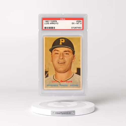 1957 Topps #394 Luis Arroyo (PSA 6 EX-MT)