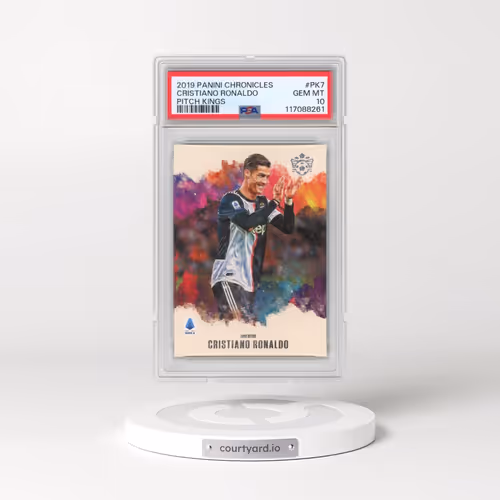 2019 Panini Chronicles Pitch Kings #PK7 Cristiano Ronaldo (PSA 10 GEM MINT)
