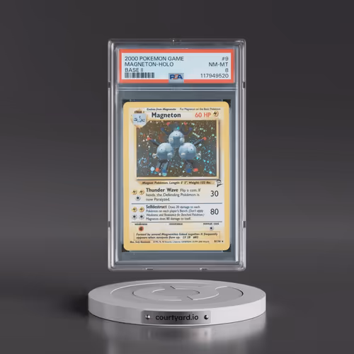 2000 Pokémon Game Base II #9 Magneton - Holo (PSA 8 NM-MT)