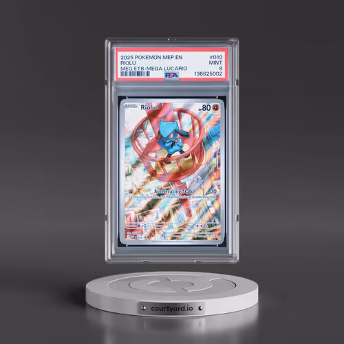 2025 Pokémon Mep EN-Me Black Star Promo #010 Riolu - Mega Evolution Elite Trainer Box-Mega Lucario (