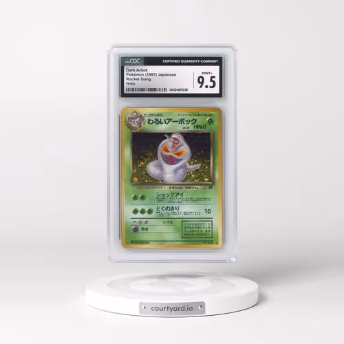 1997 Rocket Gang Dark Arbok - Holo (CGC 9.5 MINT+)