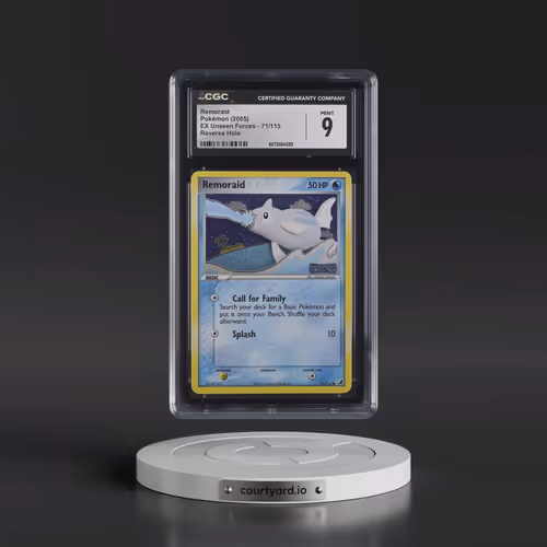 2005 EX Unseen Forces #71/115 Remoraid - Reverse Holo (CGC 9 MINT)