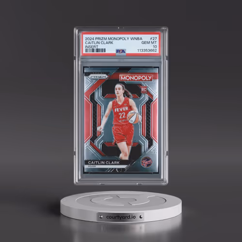 2024 Panini Prizm Monopoly WNBA Insert #WNBA27 Caitlin Clark (PSA 10 GEM MINT)