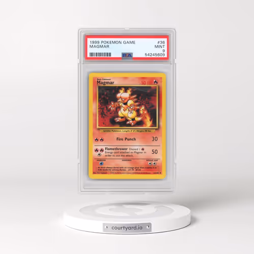 1999 Pokémon Game #36 Magmar (PSA 9 MINT)
