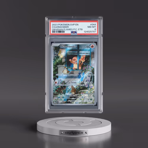 2023 Pokémon Svp EN-SV Black Star Promo #044 Charmander - Obsidian Flames Pokemon Center Elite Train