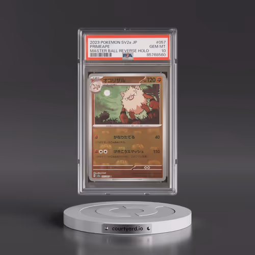 2023 Pokémon Sv2a-Pokémon 151 #057 Primeape - Reverse Holo Master Ball (PSA 10 GEM MINT)