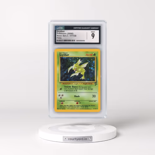2000 Base Set 2 #17/130 Scyther - Holo (CGC 9 MINT)