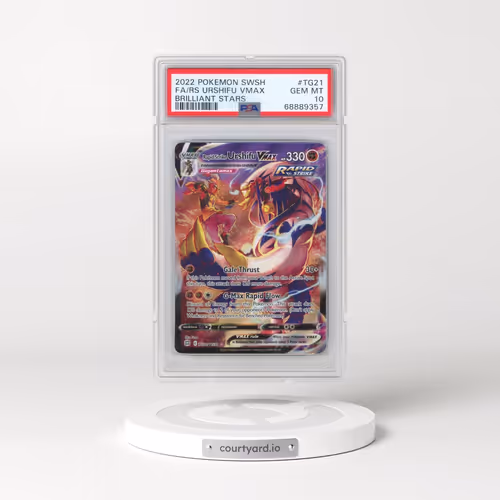 2022 Pokémon Sword & Shield Brilliant Stars #TG21 Rapid Strike Urshifu Vmax - Full Art (PSA 10 GEM M