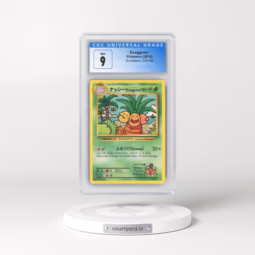 2016 Evolutions #109/108 Exeggutor (CGC 9 MINT)