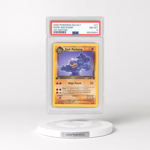 2000 Team Rocket #27 Dark Machamp - 1st Edition (PSA 8 NM-MT)
