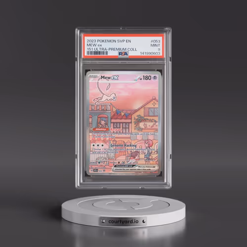 2023 Pokémon Svp EN-SV Black Star Promo #053 Mew EX - Holo 151 Ultra-Premium Collection (PSA 9 MINT)