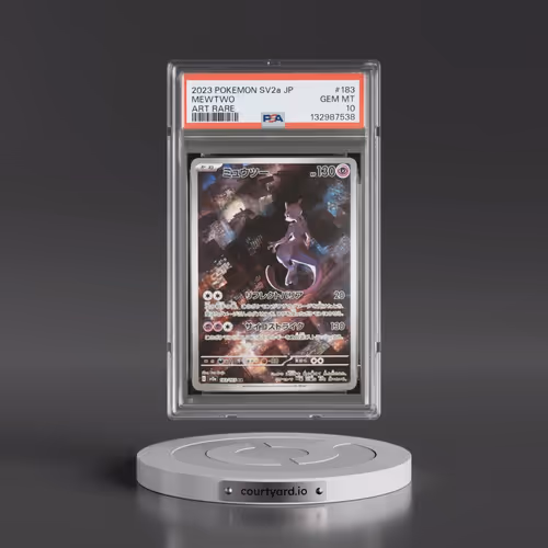 2023 Pokémon Sv2a-Pokémon 151 #183 Mewtwo - Art Rare (PSA 10 GEM MINT)