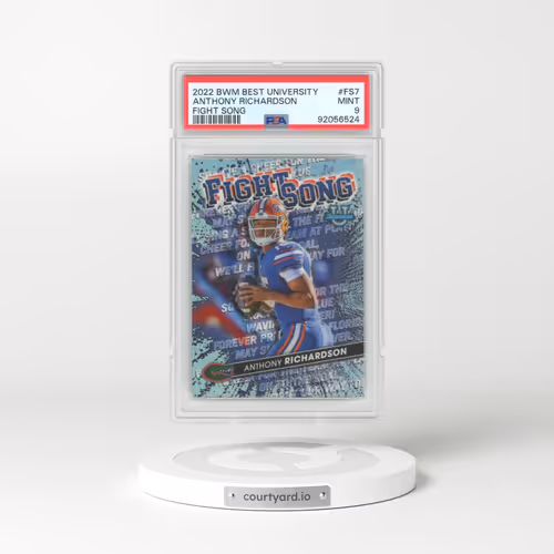 2022 Bowman's Best University Fight Song #FS7 Anthony Richardson (PSA 9 MINT)