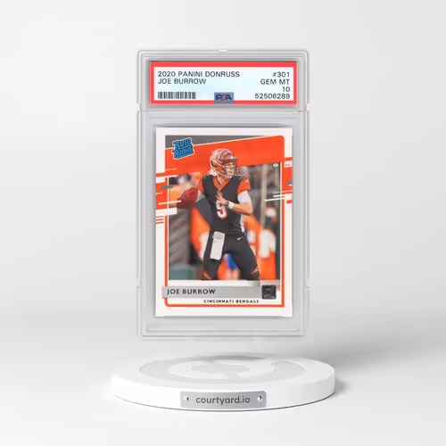 2020 Panini Donruss #301 Joe Burrow (PSA 10 GEM MINT)