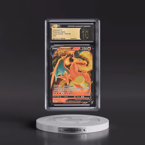 2023 Crown Zenith #018/159 Charizard V - Holo (CGC 10 PRISTINE)