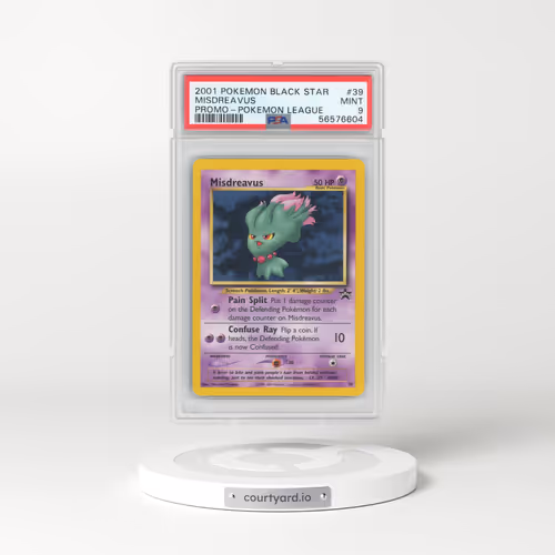 1999 Black Star Promos #39 Misdreavus - Pokémon League (PSA 9 MINT)