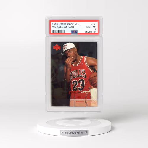 1998 Upper Deck Mjx #111 Michael Jordan (PSA 8 NM-MT)