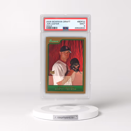 2006 Bowman Draft #BDP22 Jon Lester - Gold (PSA 9 MINT)