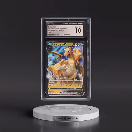 2022 Pokémon GO #049/071 Dragonite V - Holo (CGC 10 GEM MINT)