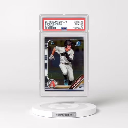 2019 Bowman Draft #BDC125 Corbin Carroll - Chrome (PSA 10 GEM MINT)