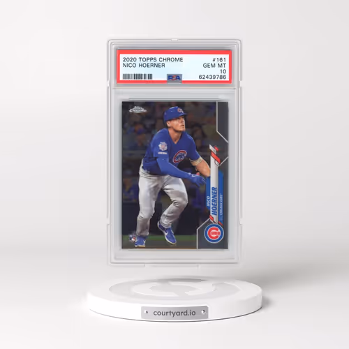 2020 Topps Chrome #161 Nico Hoerner (PSA 10 GEM MINT)