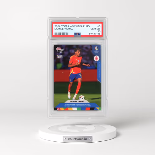 2024 Topps Now UEFA Euro #5 Lamine Yamal (PSA 10 GEM MINT)