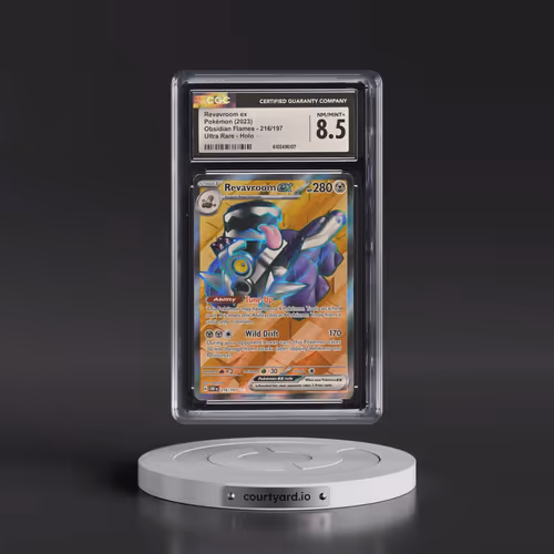 2023 Obsidian Flames - OBF EN #216/197 Revavroom ex - Ultra Rare Holo (CGC 8.5 NM-MT+)