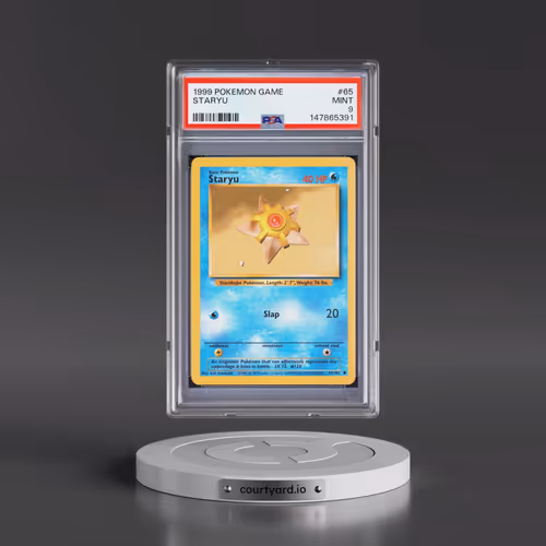 1999 Pokémon Game #65 Staryu (PSA 9 MINT)