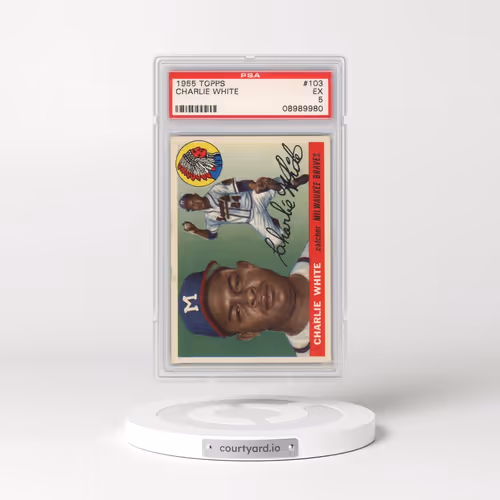 1955 Topps #103 Charlie White (PSA 5 EX)