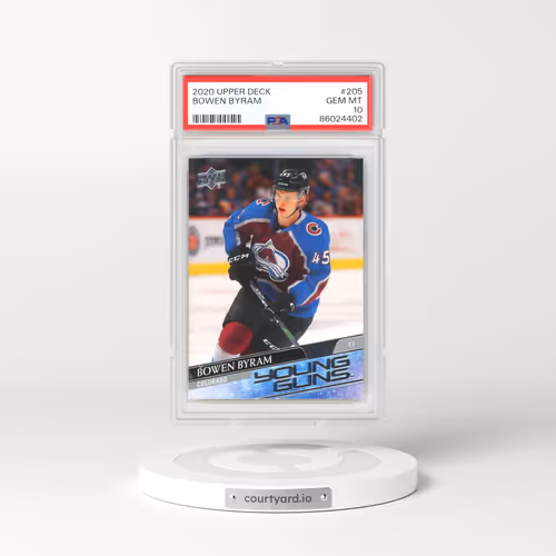 2020 Upper Deck #205 Bowen Byram (PSA 10 GEM MINT)