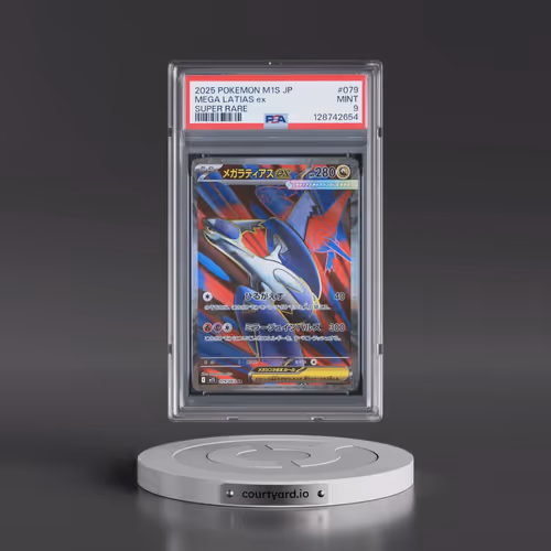 2025 Pokémon M1s-Mega Symphonia #079 Mega Latias EX - Holo Super Rare (PSA 9 MINT)