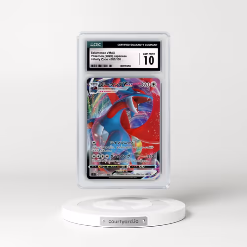 2020 Infinity Zone #081/100 Salamence VMAX - Holo (CGC 10 GEM MINT)