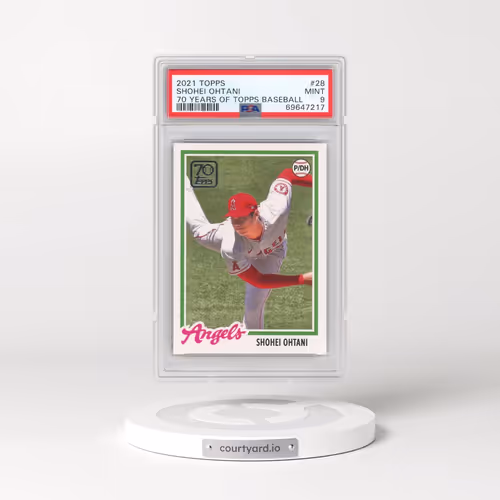 2021 Topps 70 Years of Topps Baseball #28 Shohei Ohtani (PSA 9 MINT)