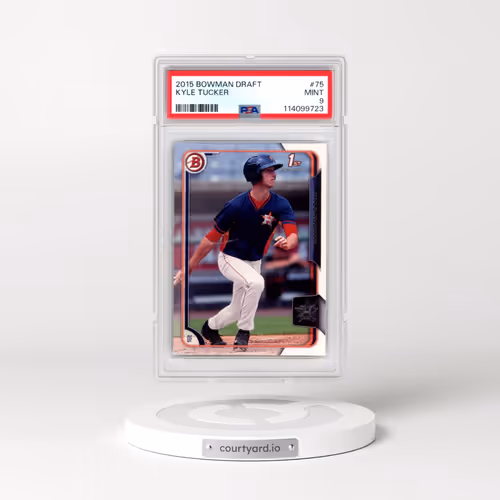 2015 Bowman Draft #75 Kyle Tucker (PSA 9 MINT)