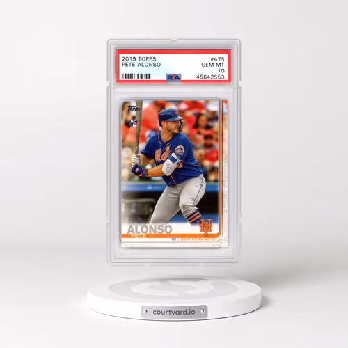 2019 Topps #475 Pete Alonso (PSA 10 GEM MINT)