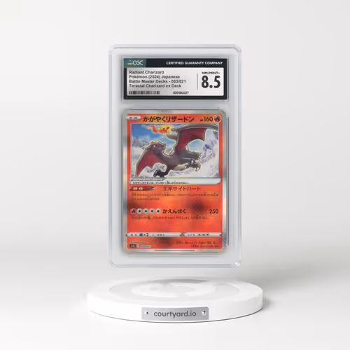 2024 Battle Master #003/021 Radiant Charizard - Terastal Charizard ex Deck (svJL) Holo (CGC 8.5 NM-MT+)