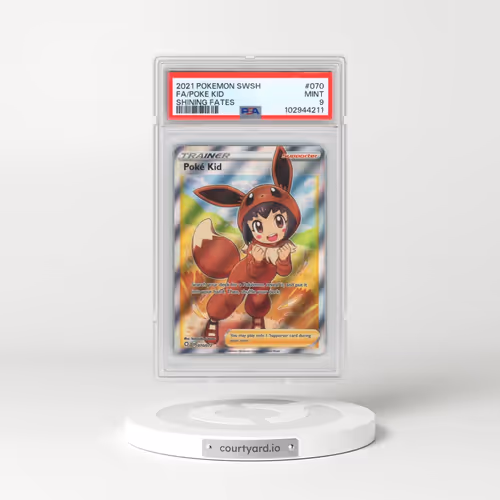 2021 Pokémon Sword & Shield Shining Fates #070 Poke Kid - Full Art (PSA 9 MINT)