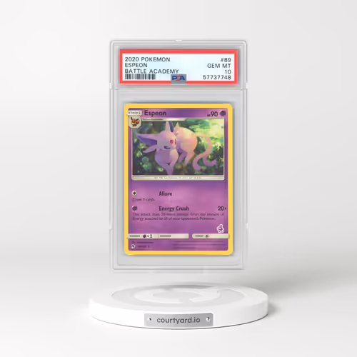2020 Pokémon Battle Academy #89 Espeon (PSA 10 GEM MINT)
