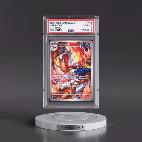 2024 Pokémon Sv5a-Crimson Haze #070 Infernape - Art Rare (PSA 10 GEM MINT)