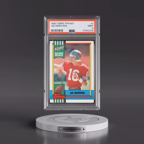 1990 Topps Tiffany #1 Joe Montana (PSA 9 MINT)
