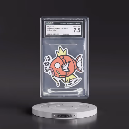 2019 Pokémon Stickers Pt.6 (2019 B-Side Label) - Japanese Magikarp (CGC 7.5 NM+)