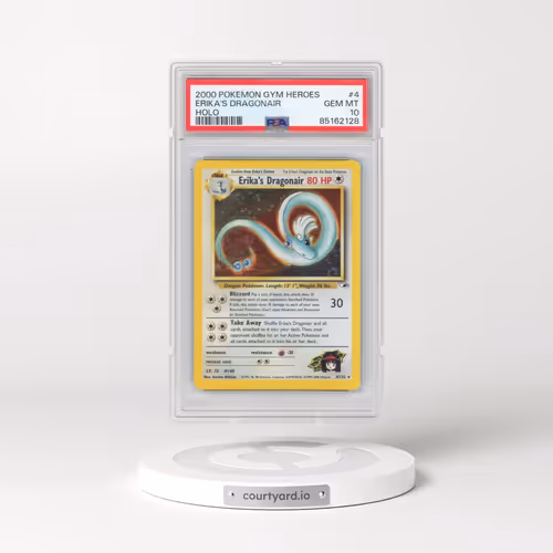 2000 Pokémon Gym Heroes #4 Erika's Dragonair - Holo (PSA 10 GEM MINT)