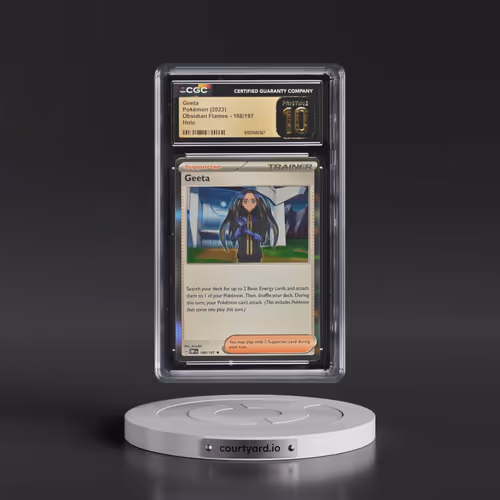 2023 Pokémon Obf EN-Obsidian Flames #188 Geeta (CGC 10 PRISTINE)