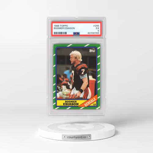 1986 Topps #255 Boomer Esiason (PSA 5 EX)