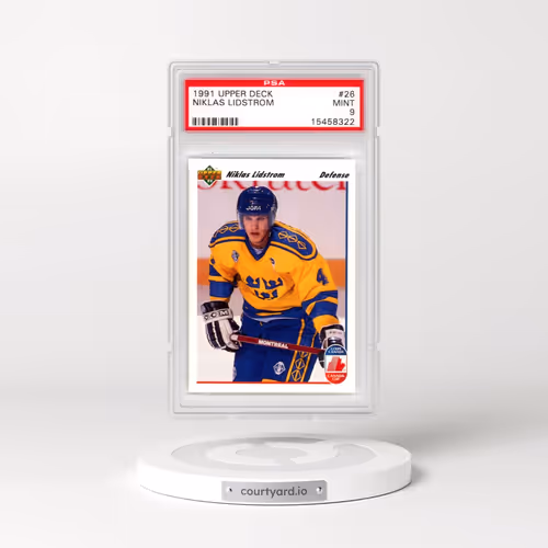 1991 Upper Deck #26 Nicklas Lidstrom (PSA 9 MINT)