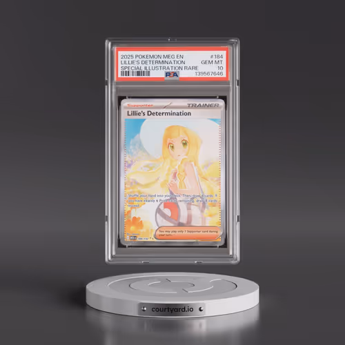 2025 Pokémon Meg EN-Mega Evolution #184 Lillie's Determination - Special Illustration Rare (PSA 10 G