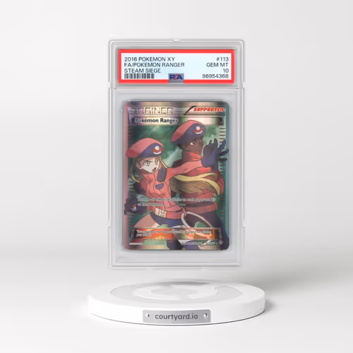 2016 Pokémon XY Steam Siege #113 Pokemon Ranger - Full Art (PSA 10 GEM MINT)
